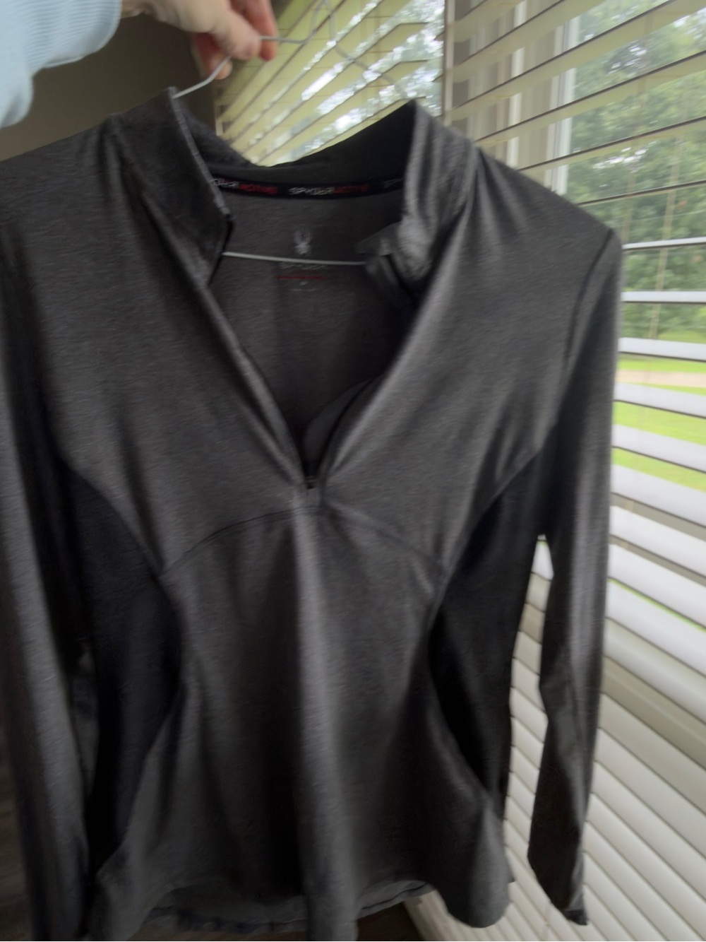 Spyder Women's Black Long-Sleeve Quarter-Zip Pullover